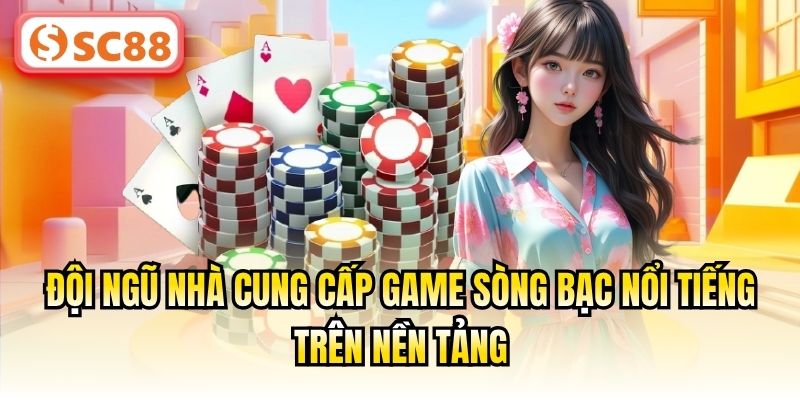 Đội ngũ nhà cung cấp game sòng bạc nổi tiếng trên nền tảng